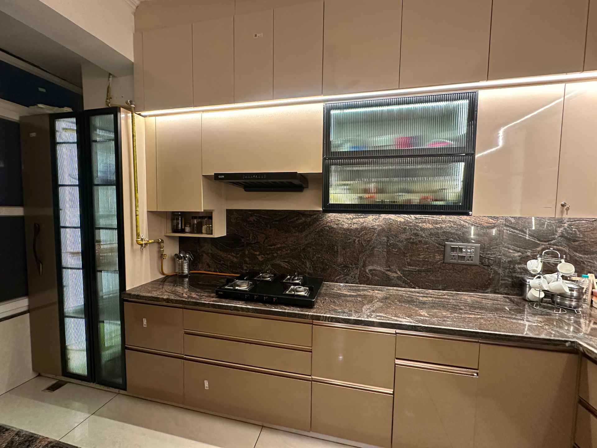 Champagne Gloss Kitchen