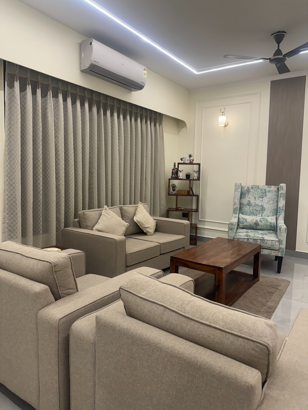 Neutral Panelled Living