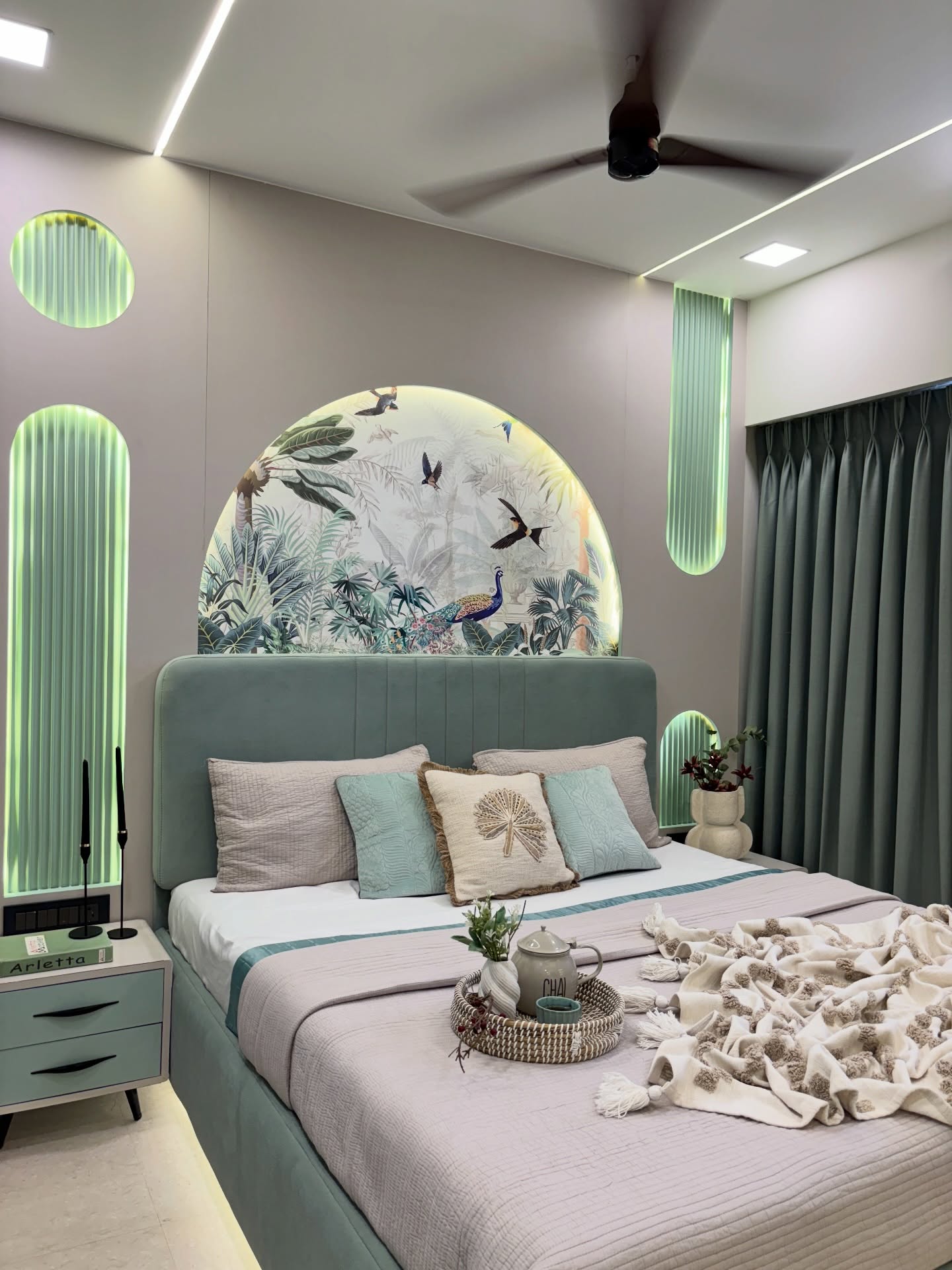 Tropical Arch Bedroom