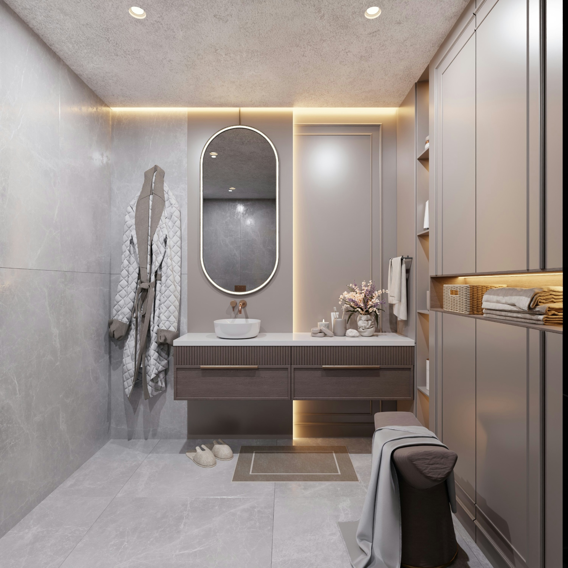 Spa-Inspired Master Bathroom — after