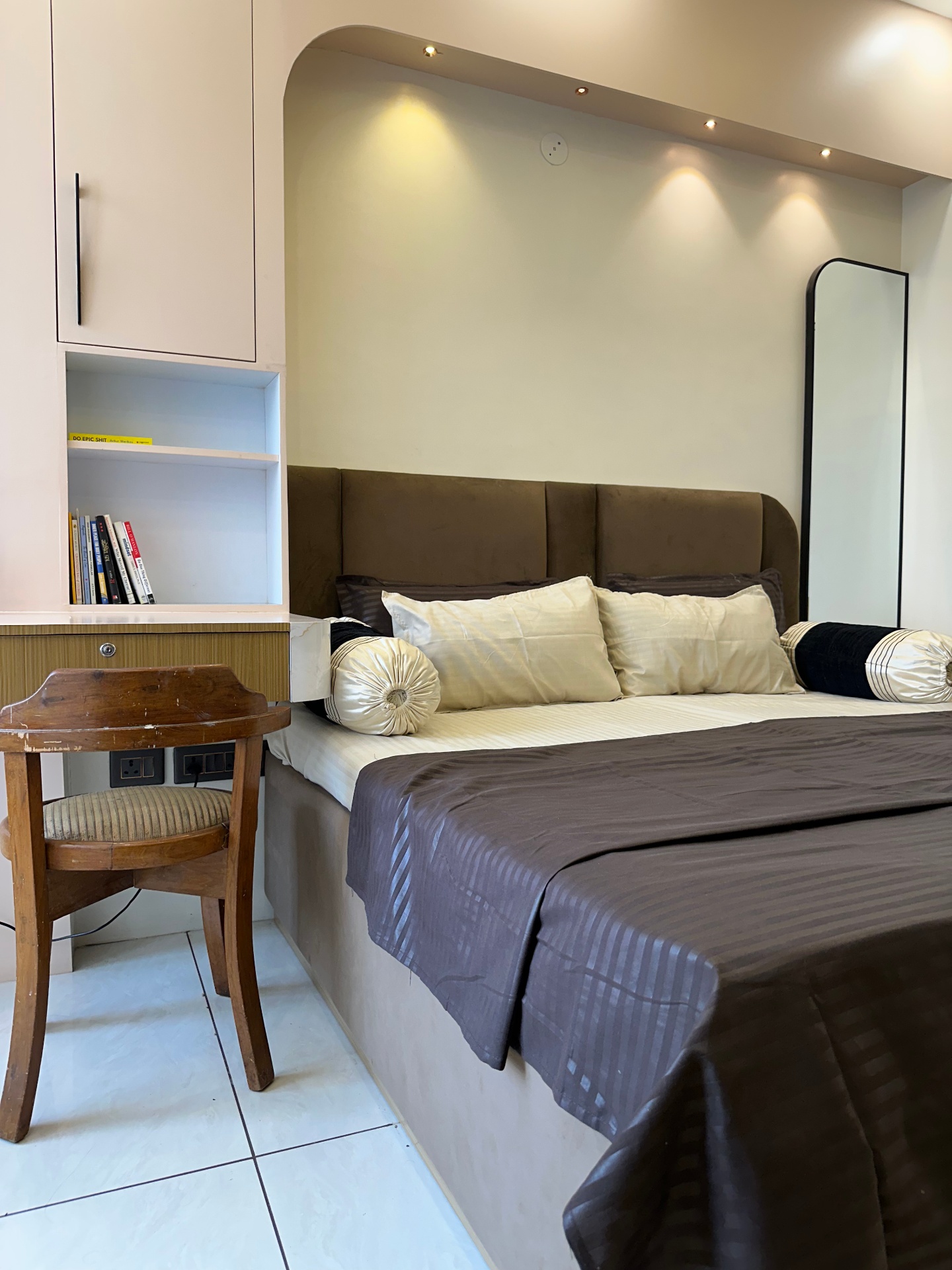 Cove-Lit Master Bedroom
